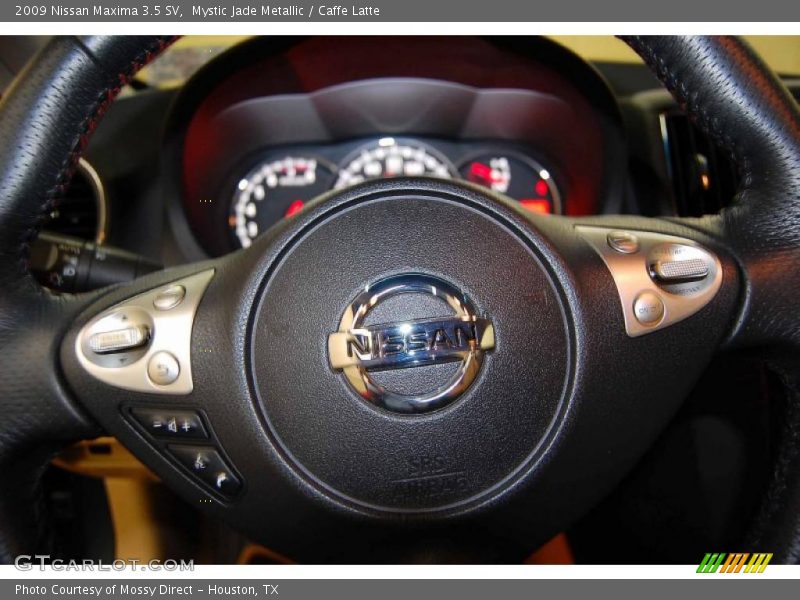 Mystic Jade Metallic / Caffe Latte 2009 Nissan Maxima 3.5 SV