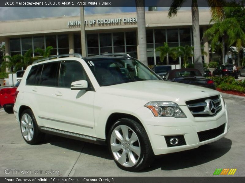 Arctic White / Black 2010 Mercedes-Benz GLK 350 4Matic
