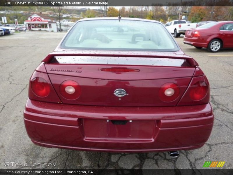 Sport Red Metallic / Neutral Beige 2005 Chevrolet Impala LS