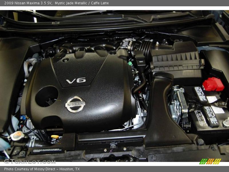 Mystic Jade Metallic / Caffe Latte 2009 Nissan Maxima 3.5 SV