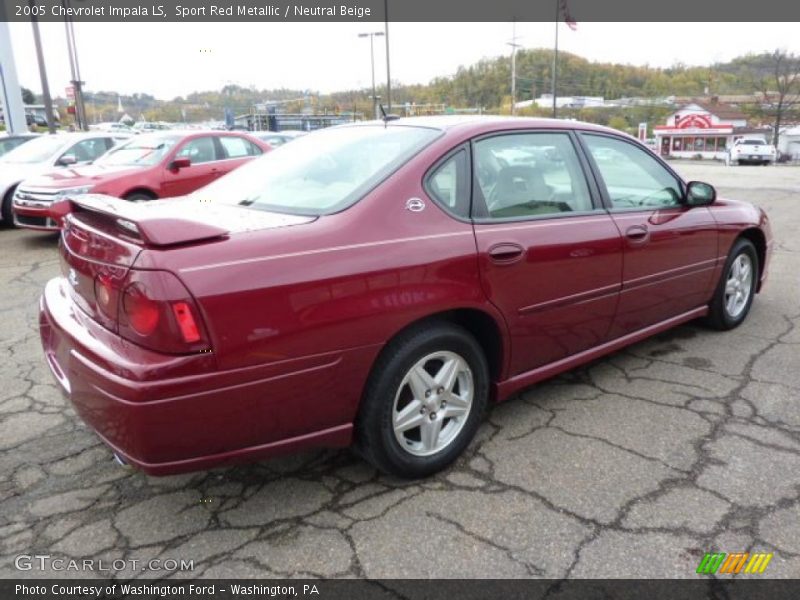 Sport Red Metallic / Neutral Beige 2005 Chevrolet Impala LS