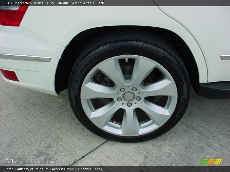 Arctic White / Black 2010 Mercedes-Benz GLK 350 4Matic
