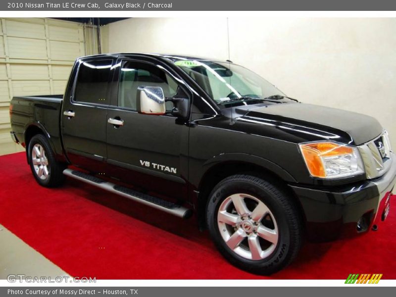 Galaxy Black / Charcoal 2010 Nissan Titan LE Crew Cab