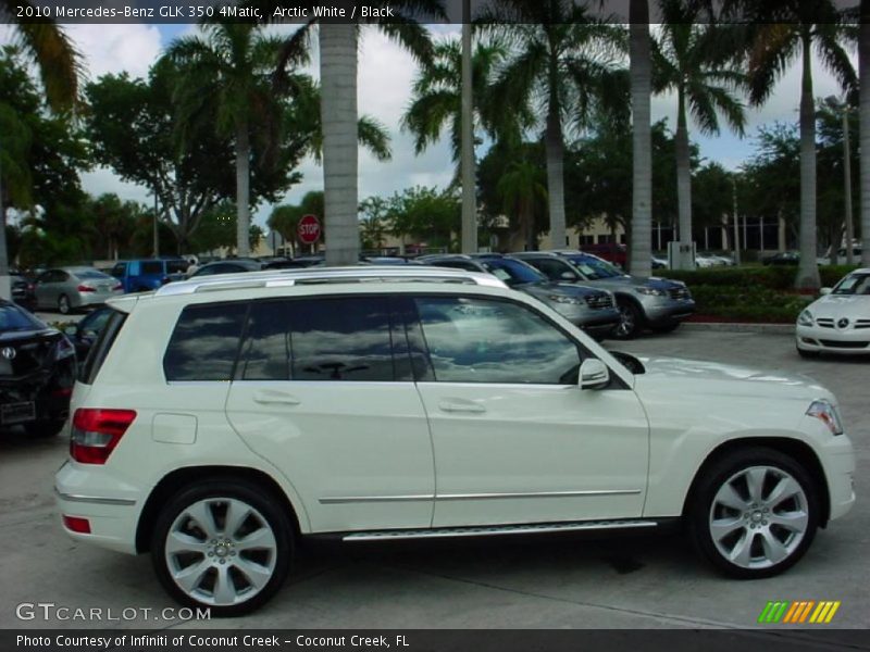 Arctic White / Black 2010 Mercedes-Benz GLK 350 4Matic
