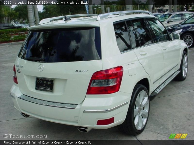 Arctic White / Black 2010 Mercedes-Benz GLK 350 4Matic