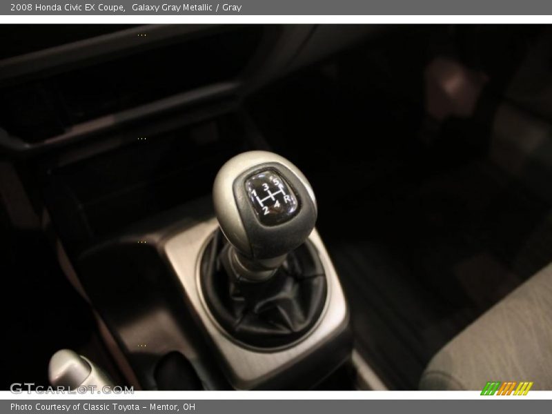 Galaxy Gray Metallic / Gray 2008 Honda Civic EX Coupe