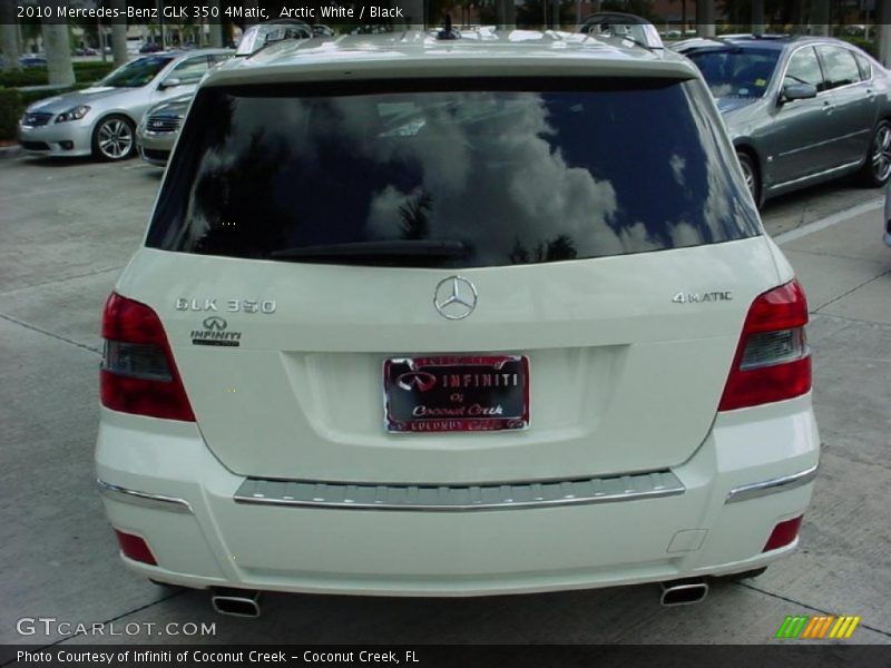 Arctic White / Black 2010 Mercedes-Benz GLK 350 4Matic