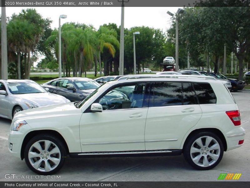 Arctic White / Black 2010 Mercedes-Benz GLK 350 4Matic