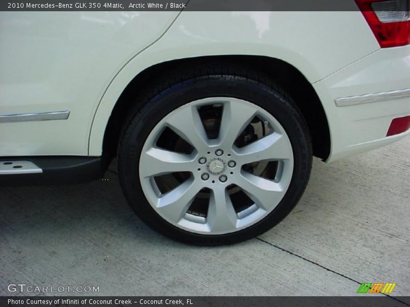 Arctic White / Black 2010 Mercedes-Benz GLK 350 4Matic
