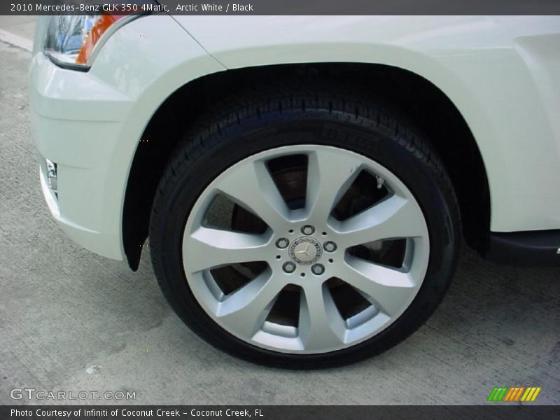 Arctic White / Black 2010 Mercedes-Benz GLK 350 4Matic