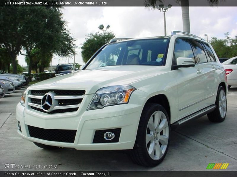 Arctic White / Black 2010 Mercedes-Benz GLK 350 4Matic