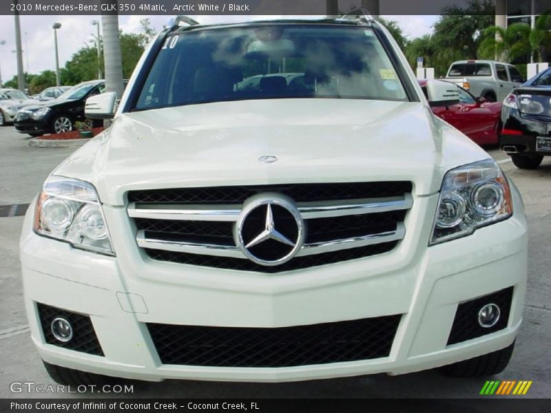 Arctic White / Black 2010 Mercedes-Benz GLK 350 4Matic