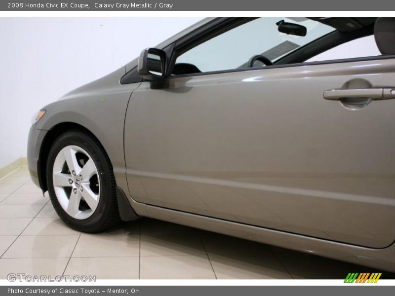Galaxy Gray Metallic / Gray 2008 Honda Civic EX Coupe