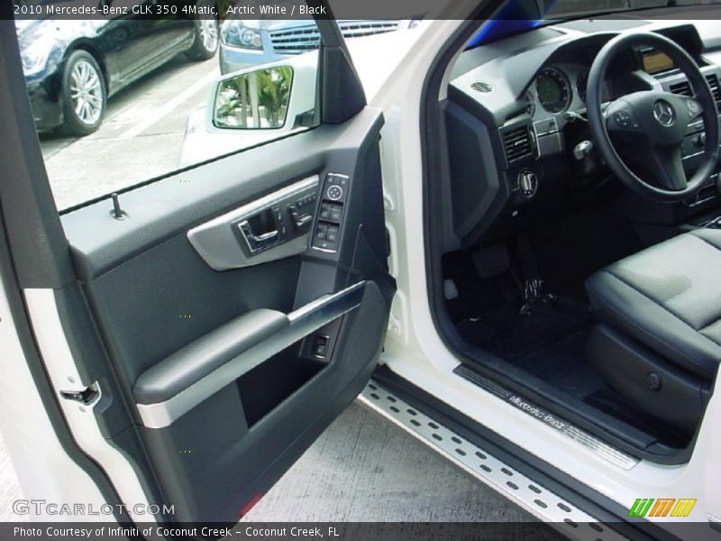 Arctic White / Black 2010 Mercedes-Benz GLK 350 4Matic