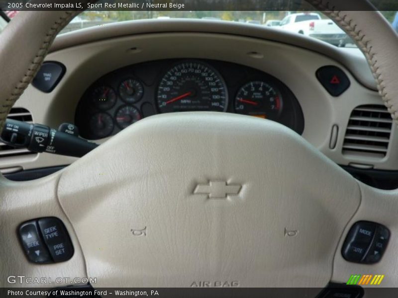 Sport Red Metallic / Neutral Beige 2005 Chevrolet Impala LS