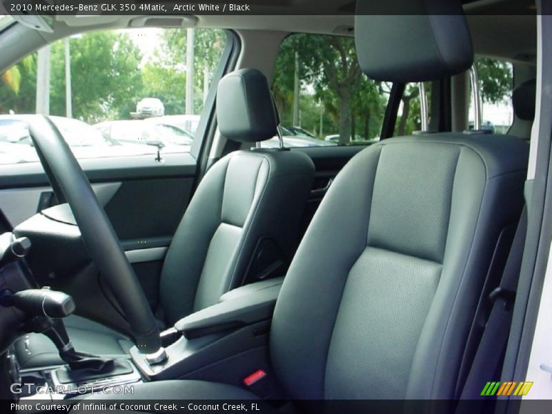 Arctic White / Black 2010 Mercedes-Benz GLK 350 4Matic