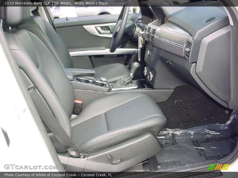 Arctic White / Black 2010 Mercedes-Benz GLK 350 4Matic
