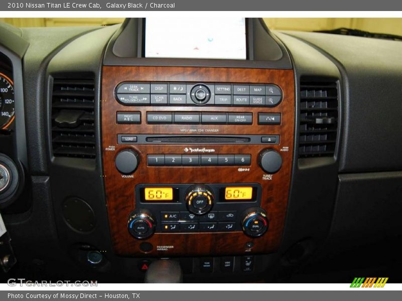 Galaxy Black / Charcoal 2010 Nissan Titan LE Crew Cab