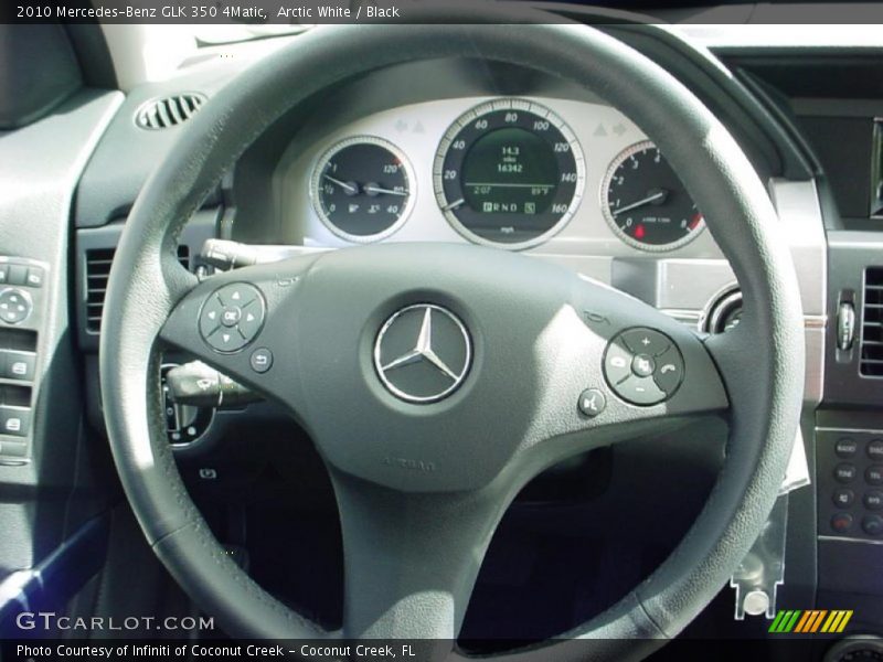 Arctic White / Black 2010 Mercedes-Benz GLK 350 4Matic