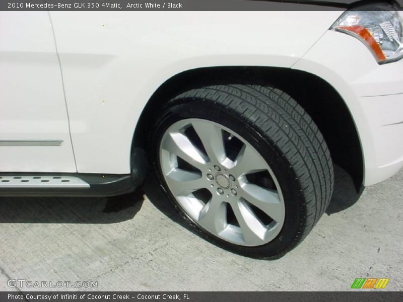 Arctic White / Black 2010 Mercedes-Benz GLK 350 4Matic