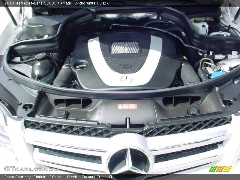 Arctic White / Black 2010 Mercedes-Benz GLK 350 4Matic