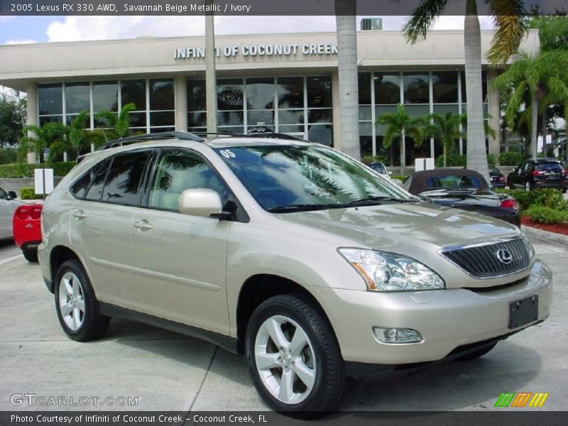 Savannah Beige Metallic / Ivory 2005 Lexus RX 330 AWD