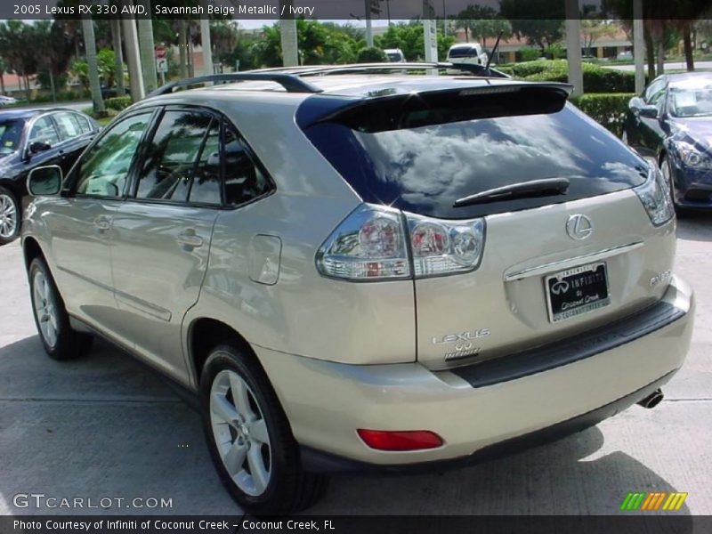 Savannah Beige Metallic / Ivory 2005 Lexus RX 330 AWD