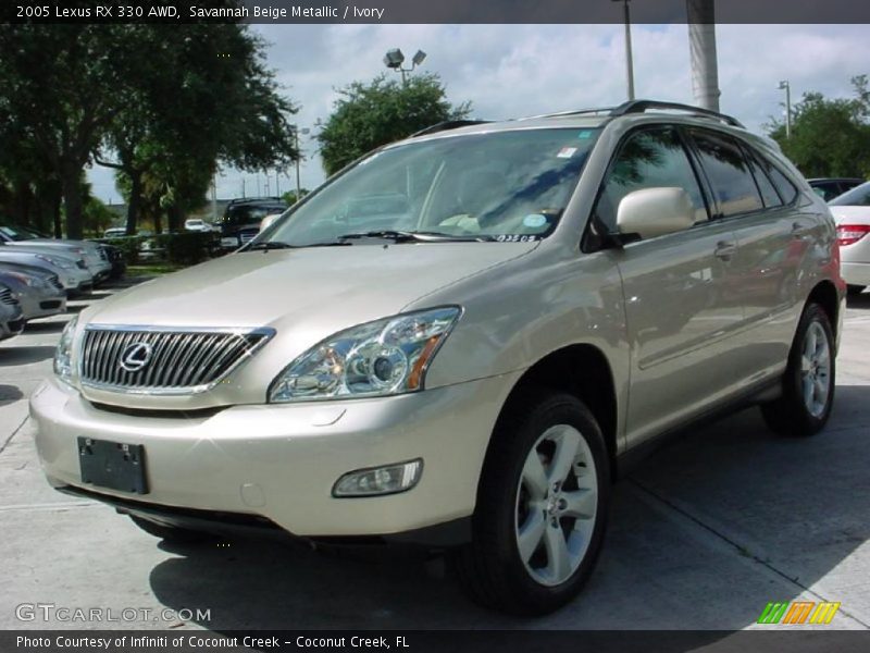 Savannah Beige Metallic / Ivory 2005 Lexus RX 330 AWD
