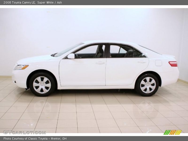 Super White / Ash 2008 Toyota Camry LE