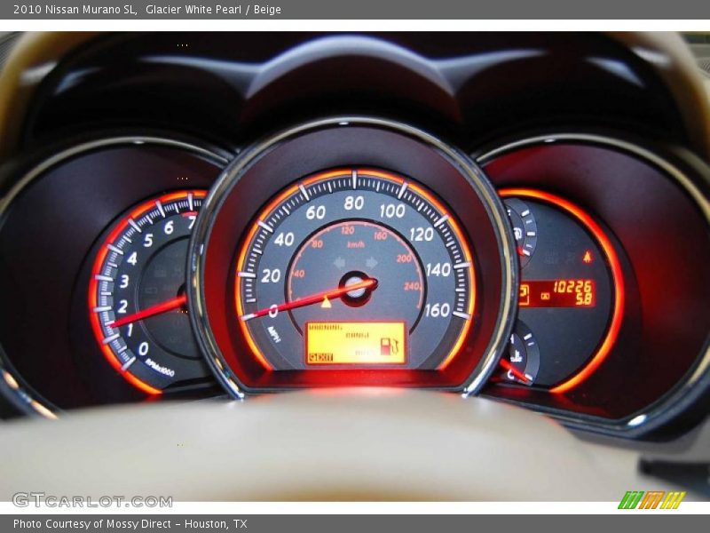 Glacier White Pearl / Beige 2010 Nissan Murano SL
