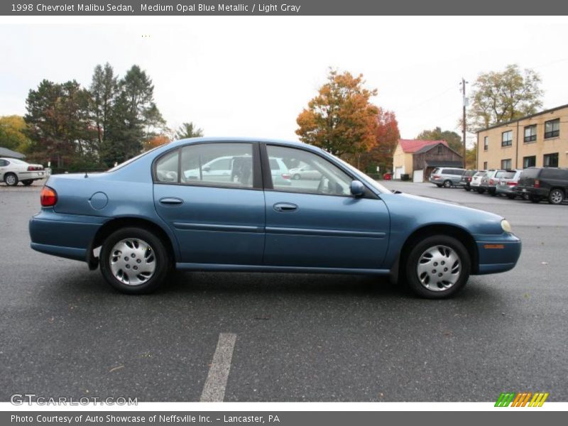 Medium Opal Blue Metallic / Light Gray 1998 Chevrolet Malibu Sedan