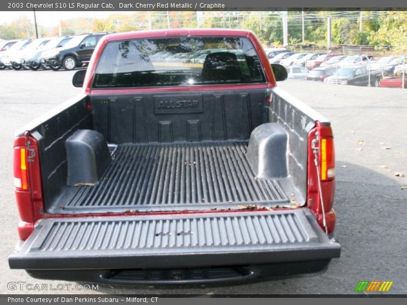 Dark Cherry Red Metallic / Graphite 2003 Chevrolet S10 LS Regular Cab