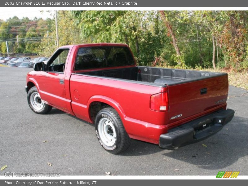 Dark Cherry Red Metallic / Graphite 2003 Chevrolet S10 LS Regular Cab