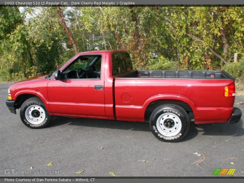  2003 S10 LS Regular Cab Dark Cherry Red Metallic