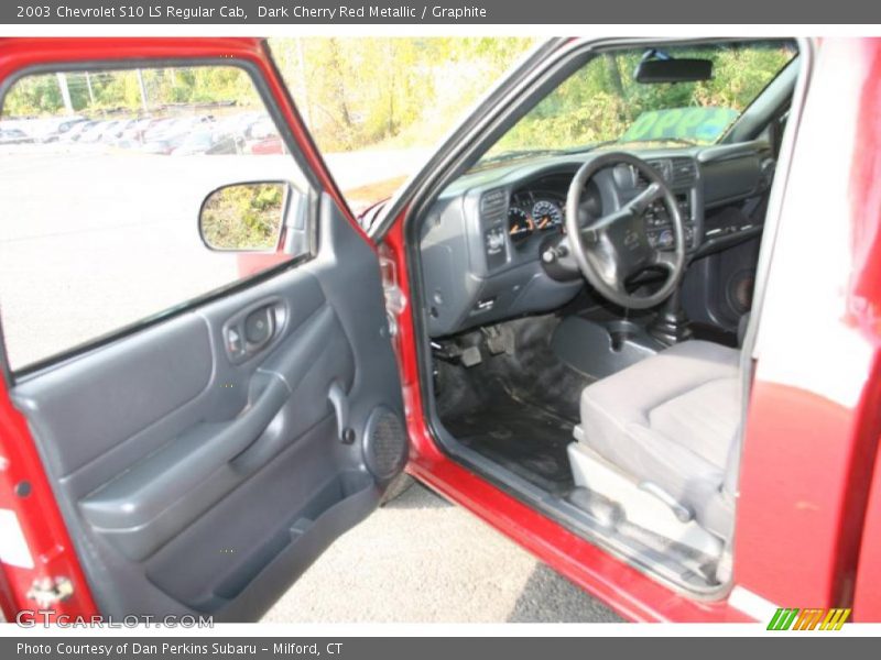 Dark Cherry Red Metallic / Graphite 2003 Chevrolet S10 LS Regular Cab