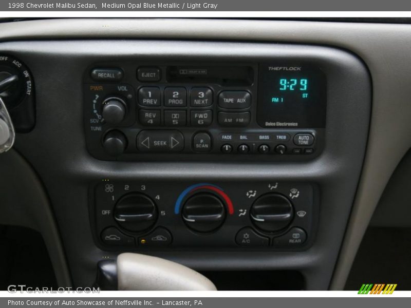 Controls of 1998 Malibu Sedan