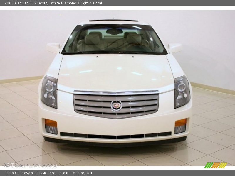 White Diamond / Light Neutral 2003 Cadillac CTS Sedan