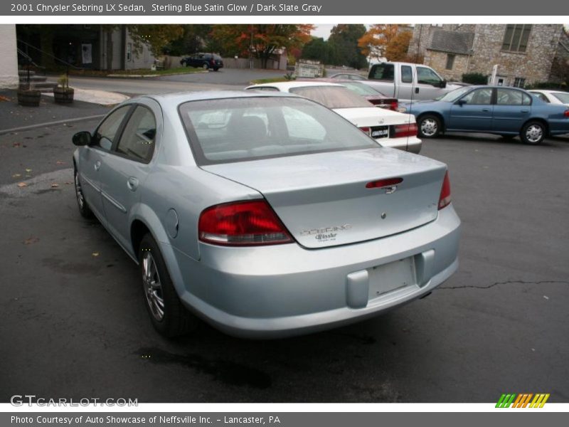 Sterling Blue Satin Glow / Dark Slate Gray 2001 Chrysler Sebring LX Sedan