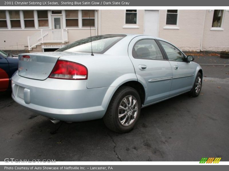 Sterling Blue Satin Glow / Dark Slate Gray 2001 Chrysler Sebring LX Sedan