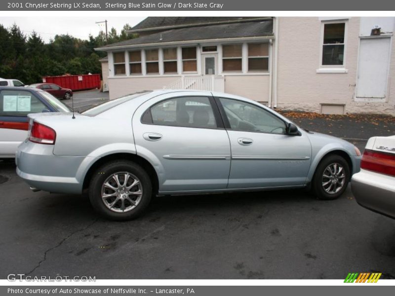 Sterling Blue Satin Glow / Dark Slate Gray 2001 Chrysler Sebring LX Sedan