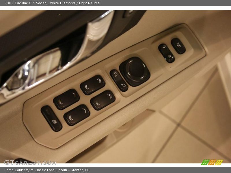 White Diamond / Light Neutral 2003 Cadillac CTS Sedan