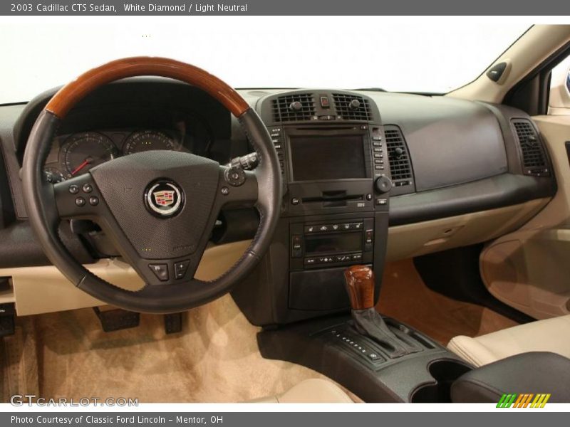 White Diamond / Light Neutral 2003 Cadillac CTS Sedan