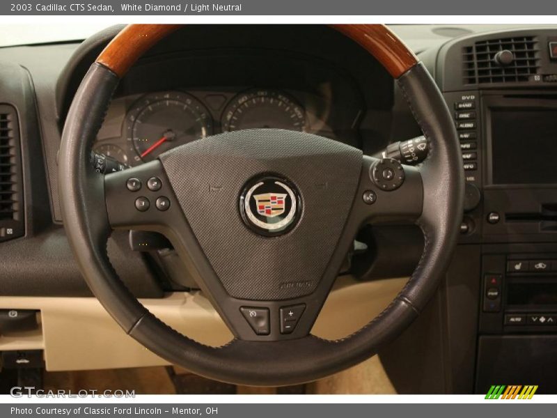 White Diamond / Light Neutral 2003 Cadillac CTS Sedan