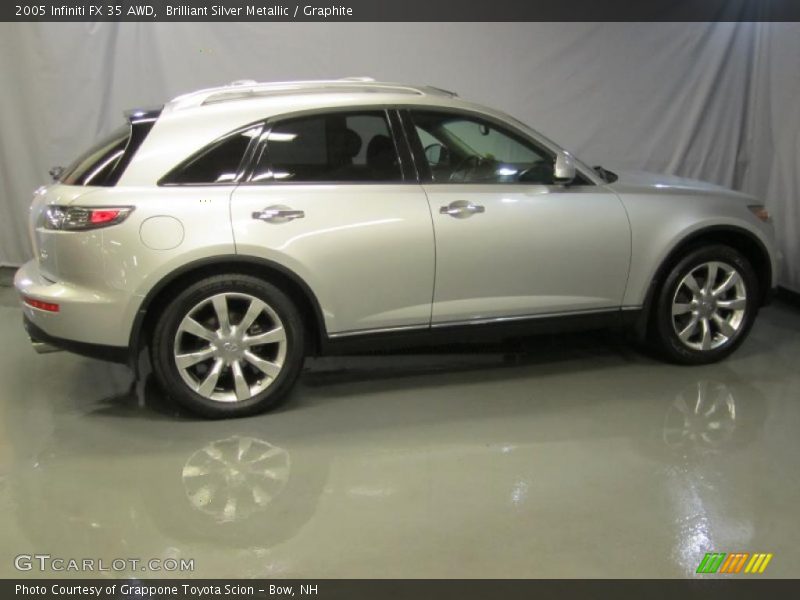 Brilliant Silver Metallic / Graphite 2005 Infiniti FX 35 AWD