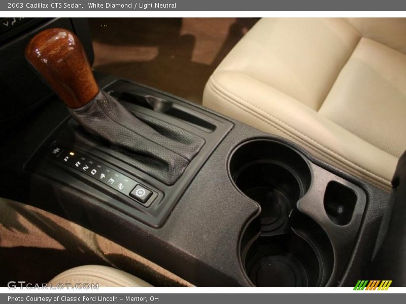 White Diamond / Light Neutral 2003 Cadillac CTS Sedan