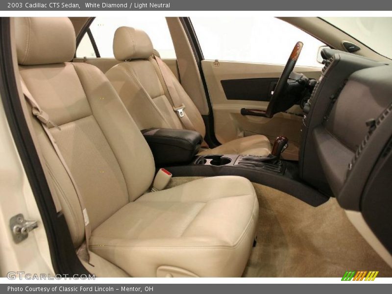 White Diamond / Light Neutral 2003 Cadillac CTS Sedan