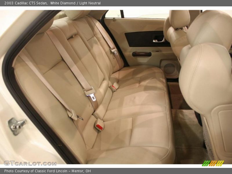 White Diamond / Light Neutral 2003 Cadillac CTS Sedan