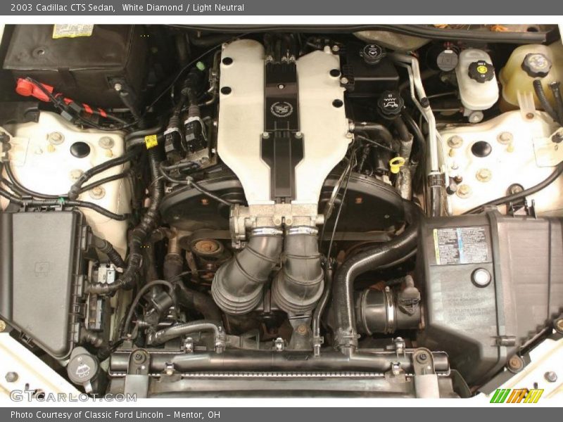 White Diamond / Light Neutral 2003 Cadillac CTS Sedan