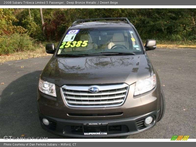 Deep Bronze Metallic / Desert Beige 2008 Subaru Tribeca Limited 5 Passenger