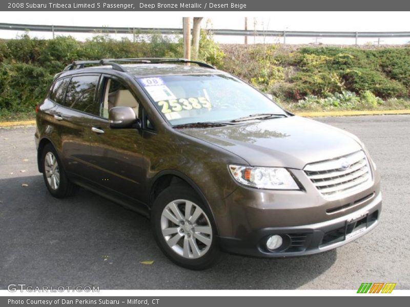 Deep Bronze Metallic / Desert Beige 2008 Subaru Tribeca Limited 5 Passenger